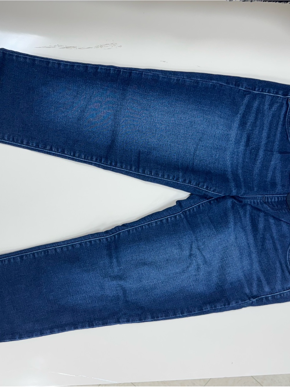 a:glow Maternity Skinny Jeans in Dark Blue with Blue Panel size 8